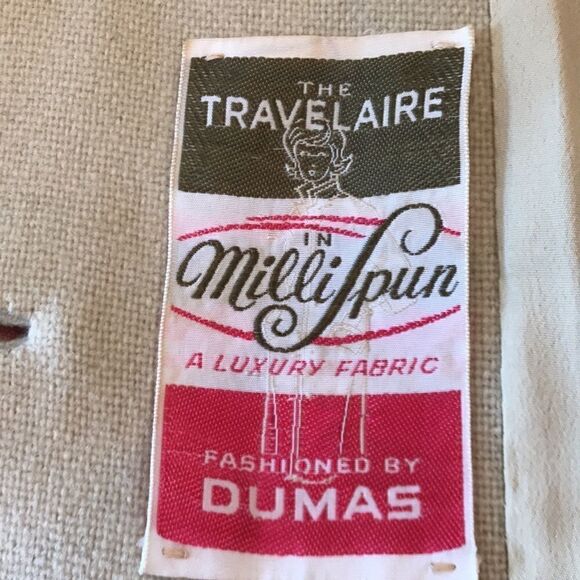 Rare Vintage 1950’s Tan Coat Sz.M by Dumas - Picture 5 of 6